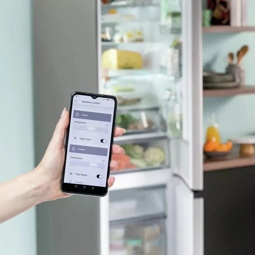 Hisense RB470N4SICUK Wifi Connected 60/40 Frost Free Fridge Freezer - Stainless Steel #63637