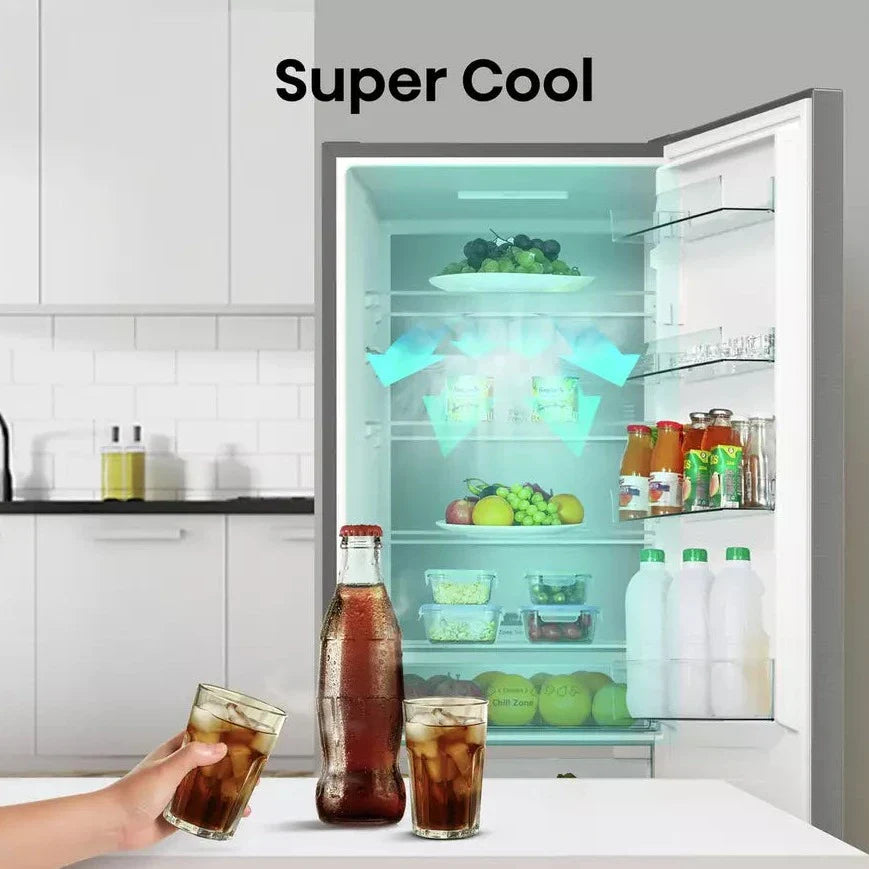 Hisense RB470N4SICUK Wifi Connected 60/40 Frost Free Fridge Freezer - Stainless Steel #63637