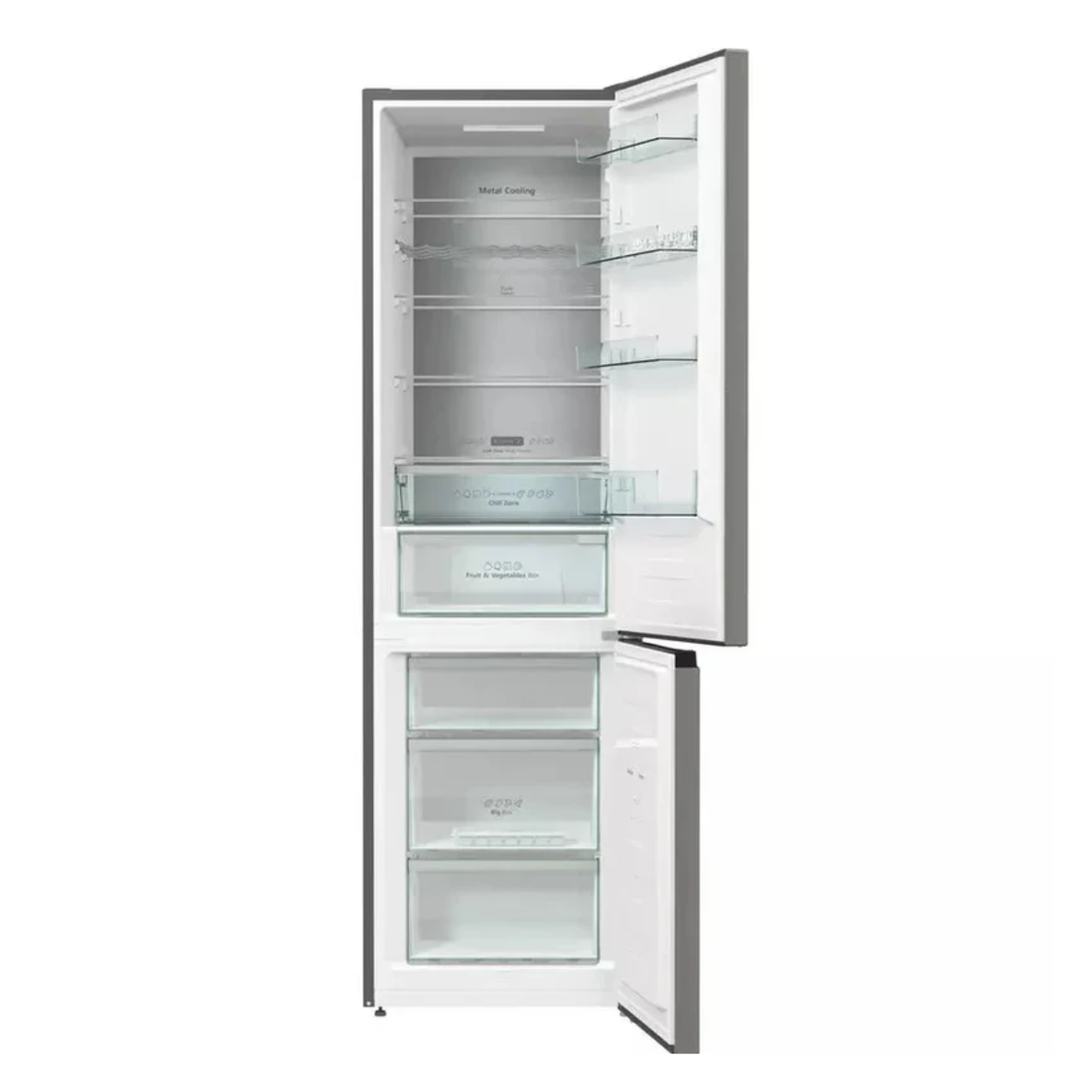 Hisense RB470N4SICUK Wifi Connected 60/40 Frost Free Fridge Freezer - Stainless Steel #63637