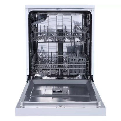 Bush DWFSE126W Full Size Dishwasher - White - E Rated  (EX-DISPLAY/C)