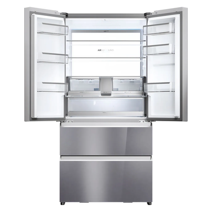 Haier FD 90 Series 7 HFR79F19EFGK Total No Frost Multi-door American Fridge Freezer - Sapphire Glass - E Rated (EX-DISPLAY/B)