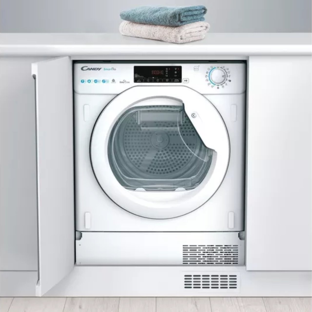 CANDY Smart Pro BCTD H7A1TE-80 Integrated WiFi-enabled 7 kg Heat Pump Tumble Dryer - A+ Rated (EX-DISPLAY/B)