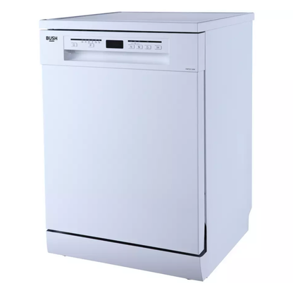 Bush DWFSE126W Full Size Dishwasher - White - E Rated  (EX-DISPLAY/C)